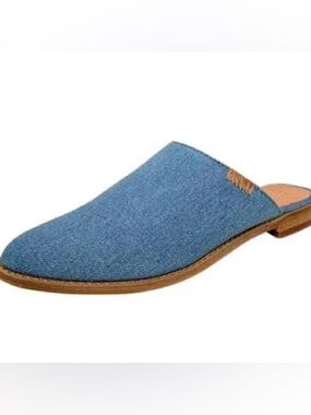 Frye and Co Fenn Washed Denim Mules